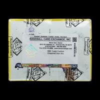 An Unopened Wax Box of 1984 Topps Football Cards – Possible Elway, Marino and Dickerson Rookies (BBCE CERTIFIED)