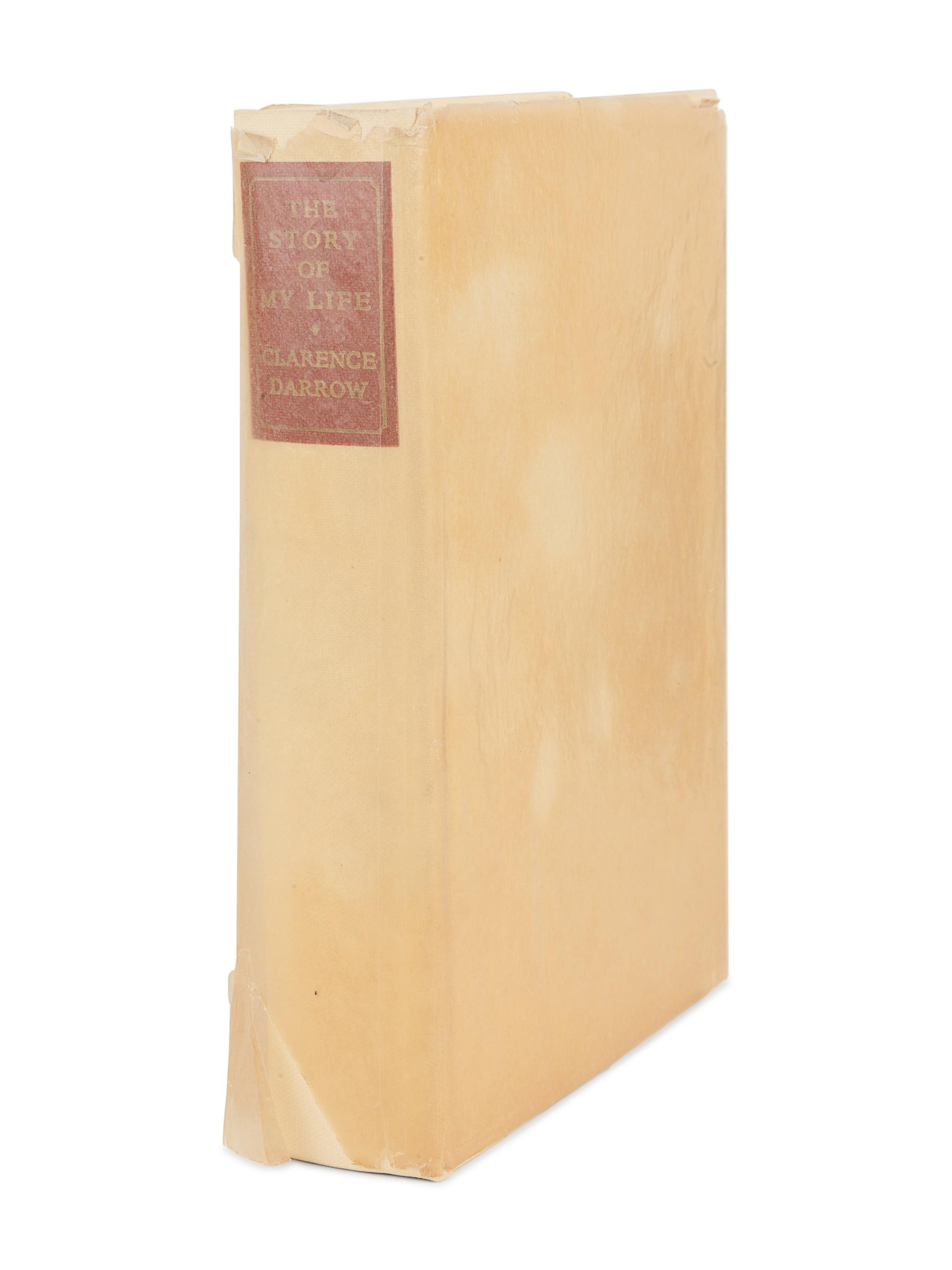 DARROW, Clarence (1857-1938). The Story of My Life . New York: Charles Scribner’s Sons, 1932.