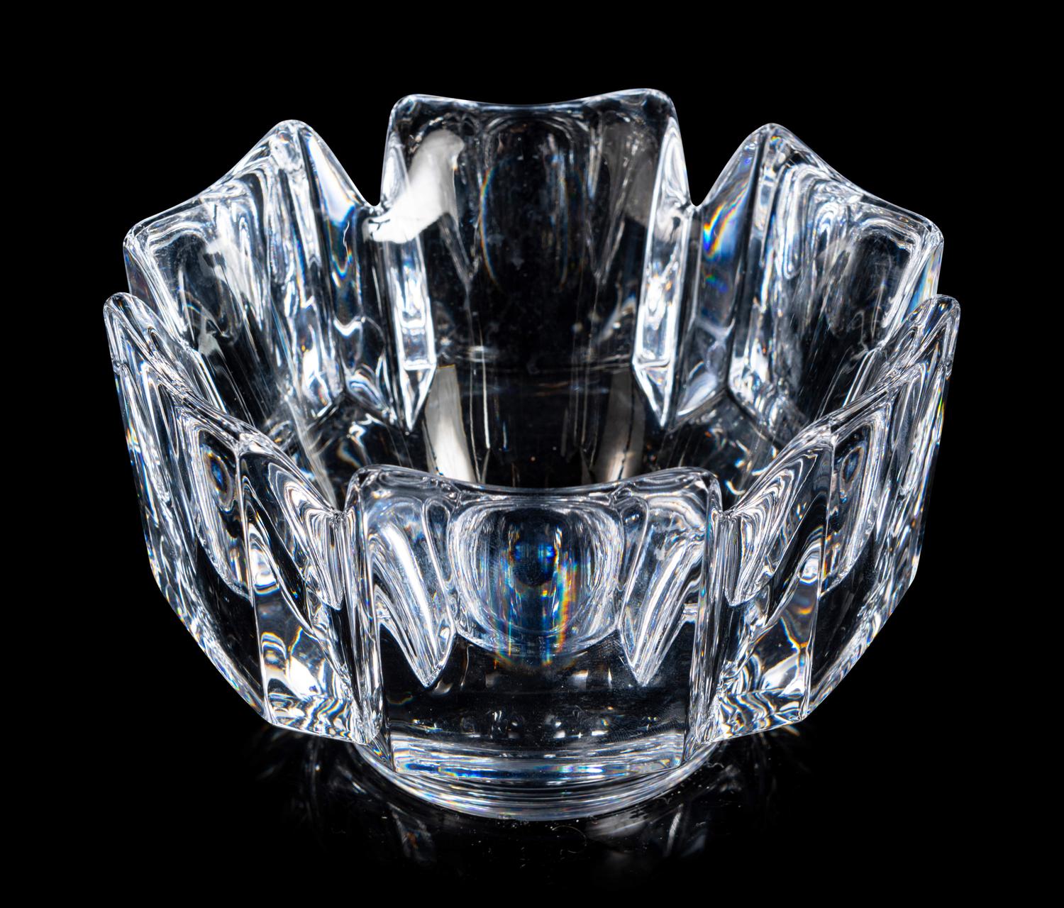 An Orrefors Glass Bowl