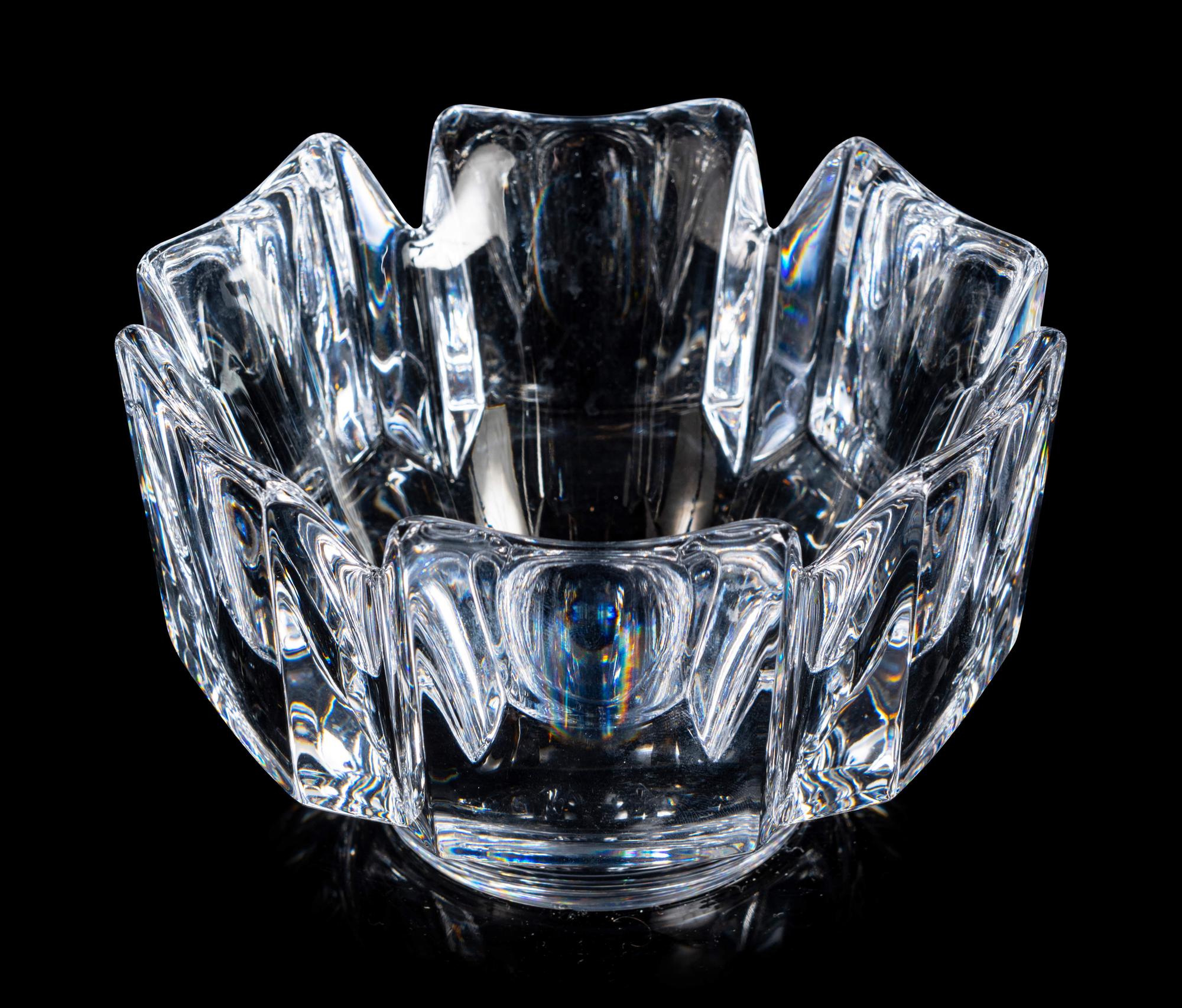 An Orrefors Glass Bowl