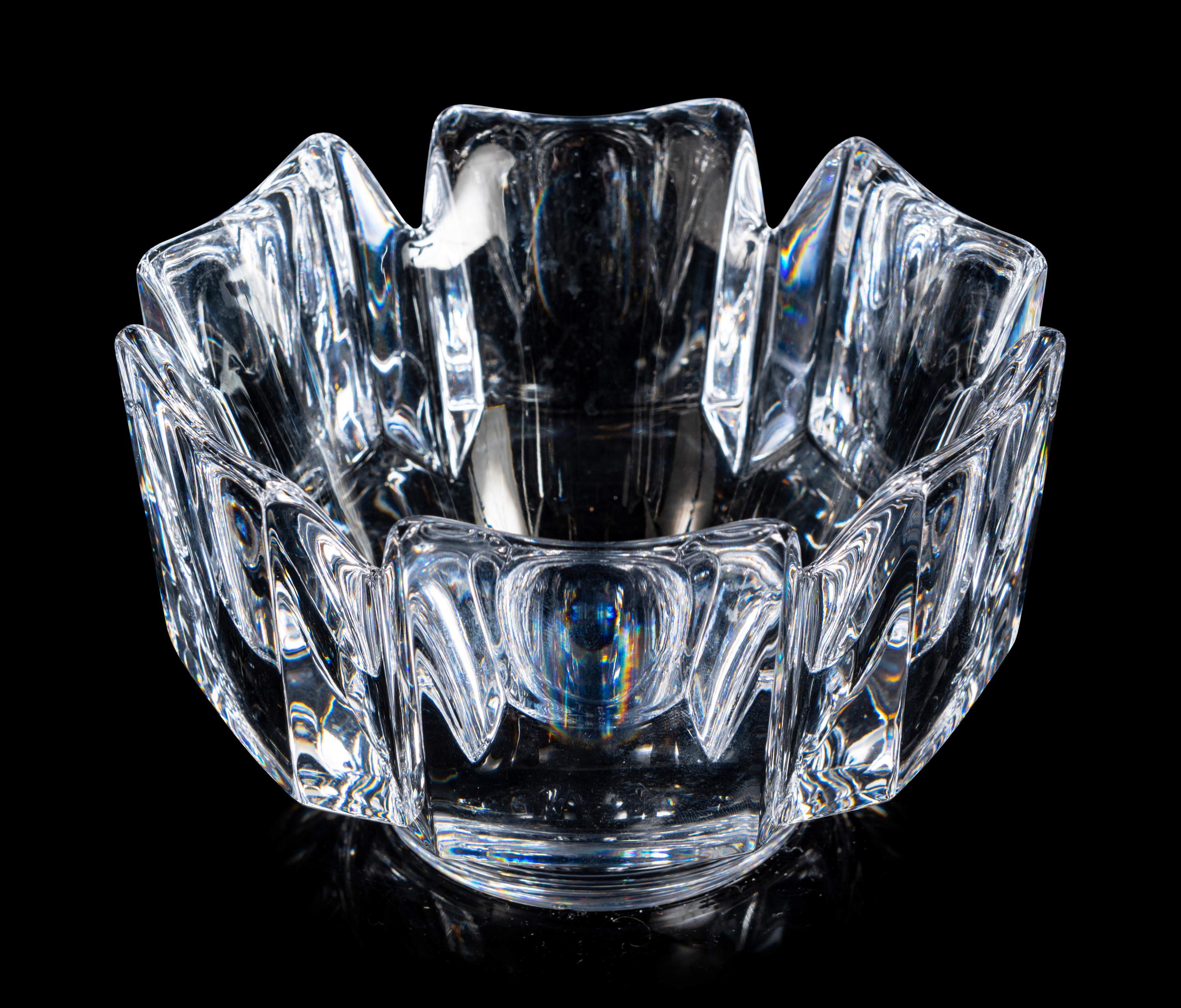 An Orrefors Glass Bowl