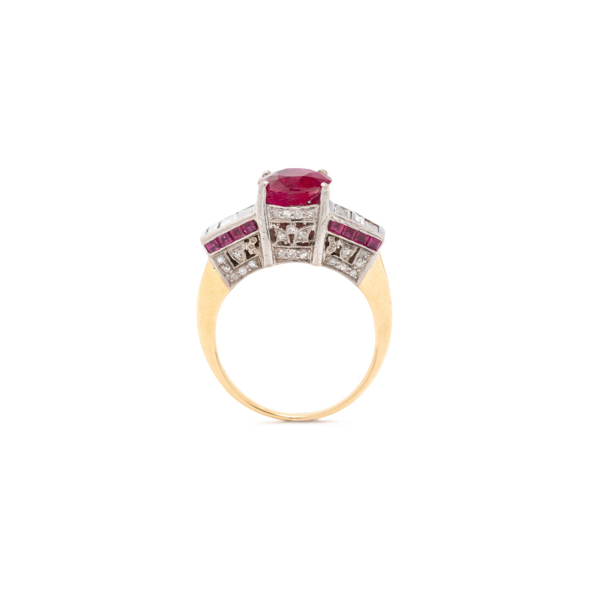 RUBY AND DIAMOND RING
