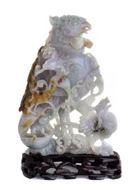 A Chinese Carved Jade Covered Urn Height 7 3/8 inches. — 20TH CENTURY