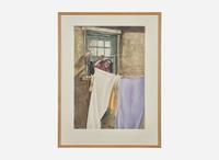 Columbus Knox (American, 1923-1999) - Hanging Laundry