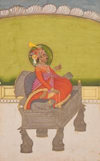 Four Indian Miniature Portraits — 印度細密畫一組四幅