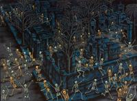 Michael Willmon, (American, b. 1951), Blue Cemetary Escape, 2005