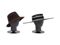 Two Hats by Halston and Yves Saint Laurent, 1970s