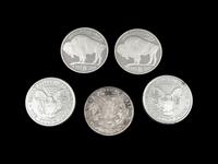 [PRIVATE ISSUE] Five 1-Pound Silver Rounds
