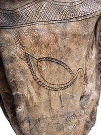 Southwestern Shot Pouch and Powder Horns
