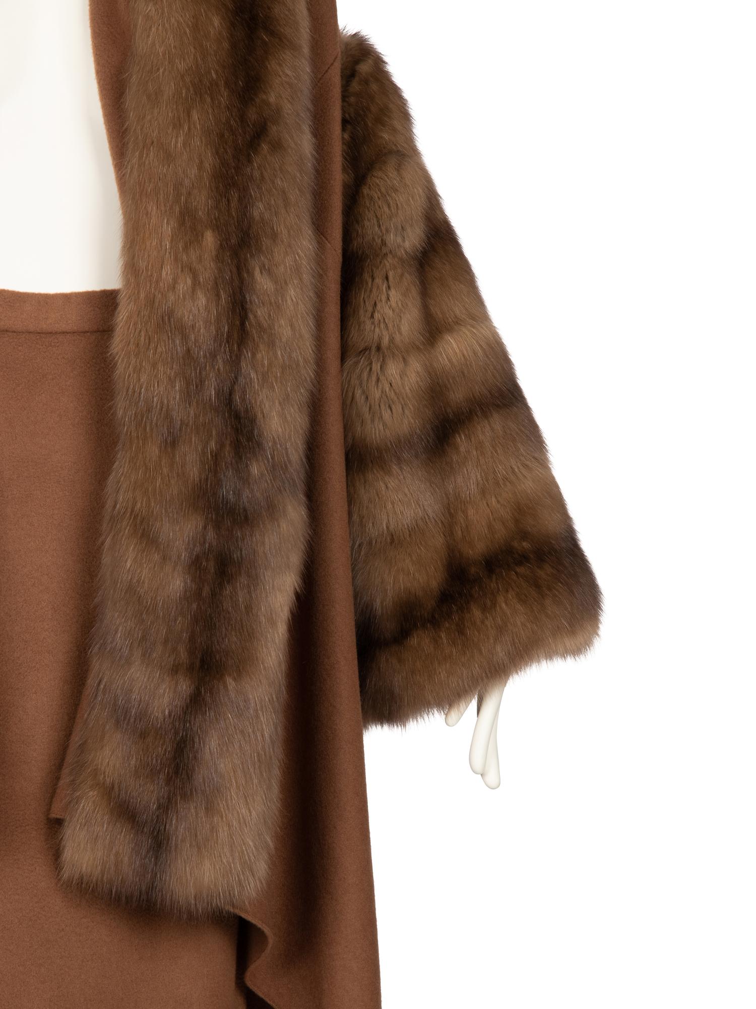 Christian Dior Haute Couture Sable and Cashmere Coat and Skirt, Autumn/Winter 1988-89