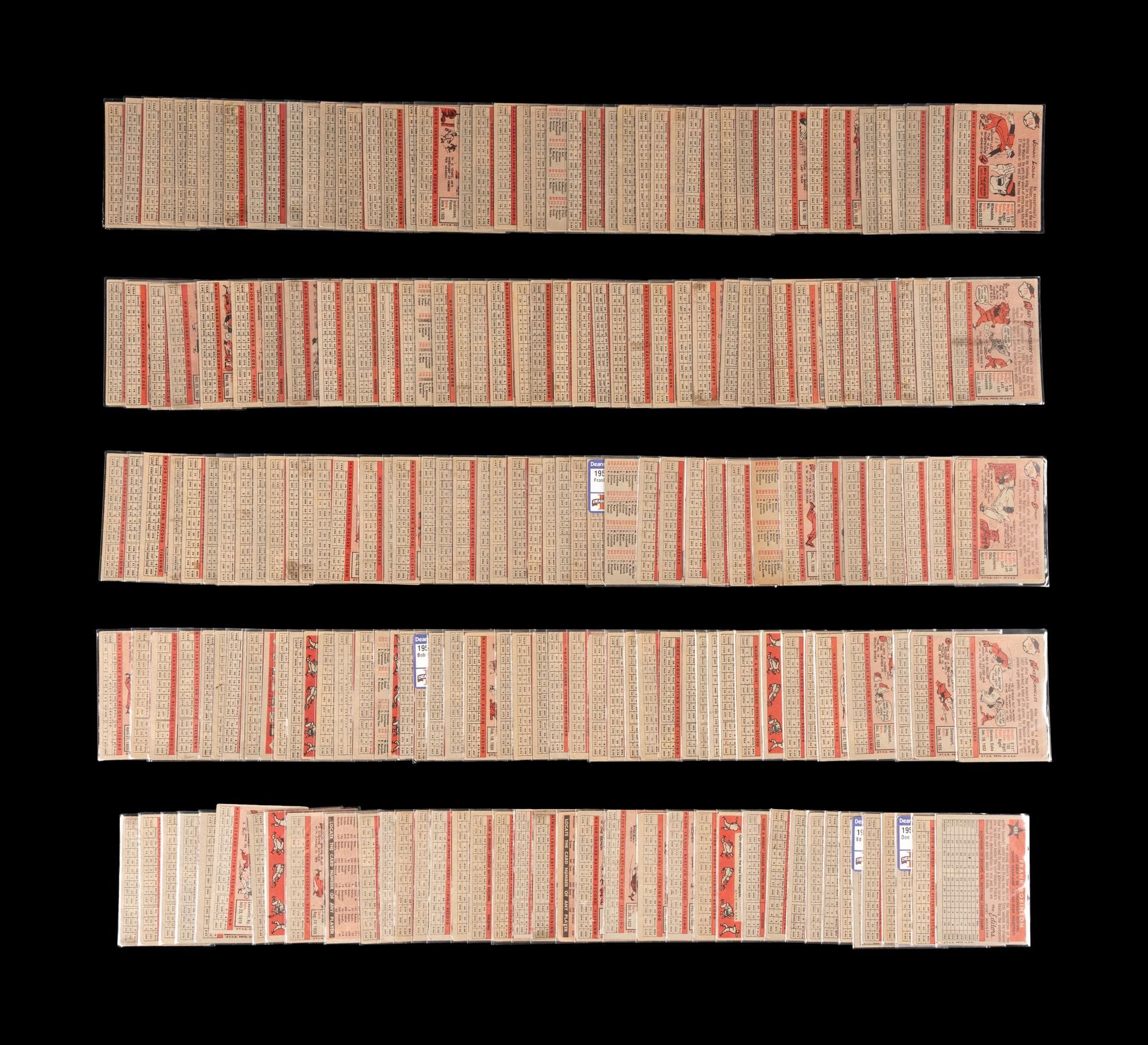 A Shoebox Collection of Over 200 1958 Topps Baseball Cards