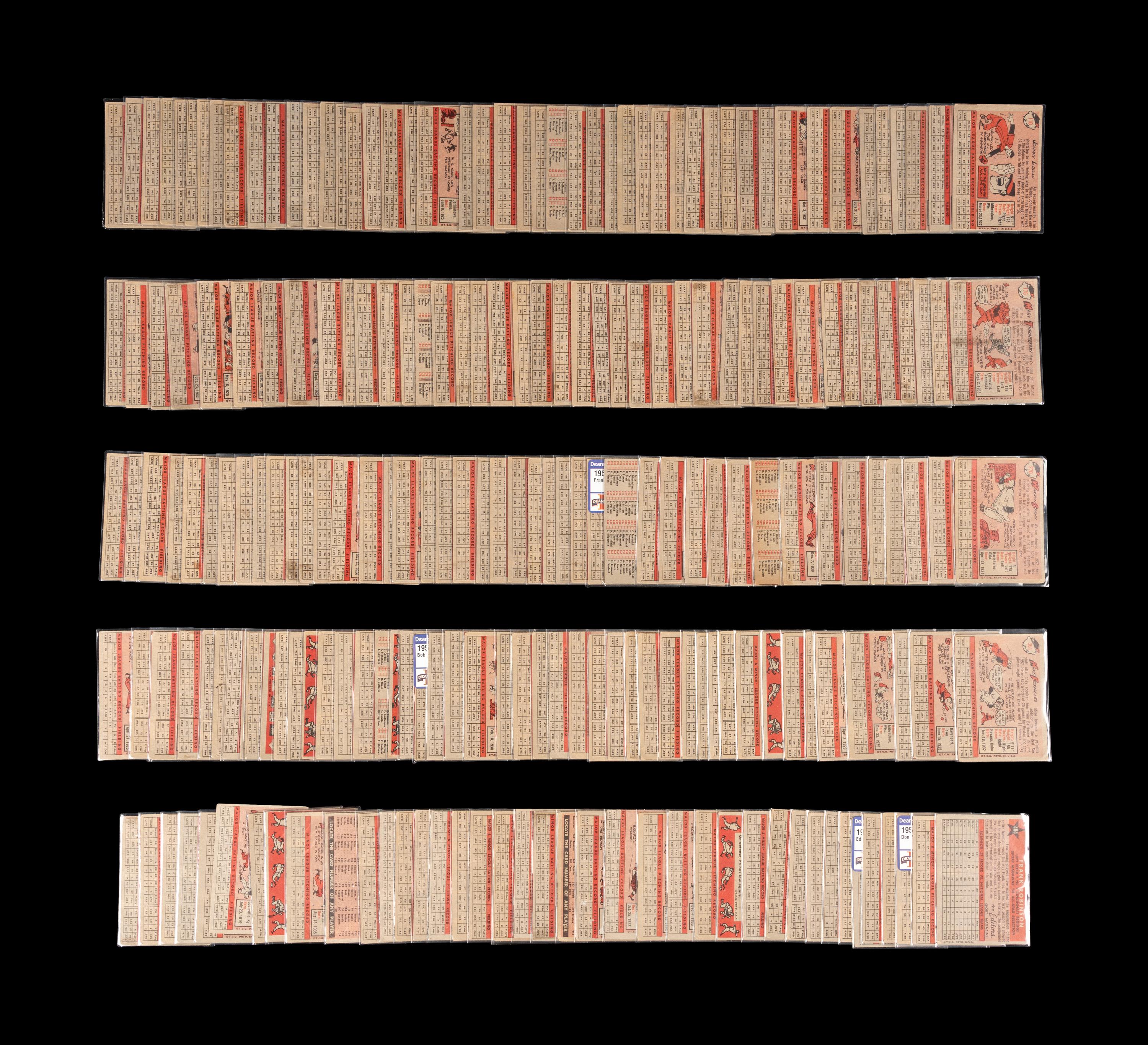 A Shoebox Collection of Over 200 1958 Topps Baseball Cards