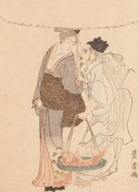 Eight Japanese Woodblock Prints