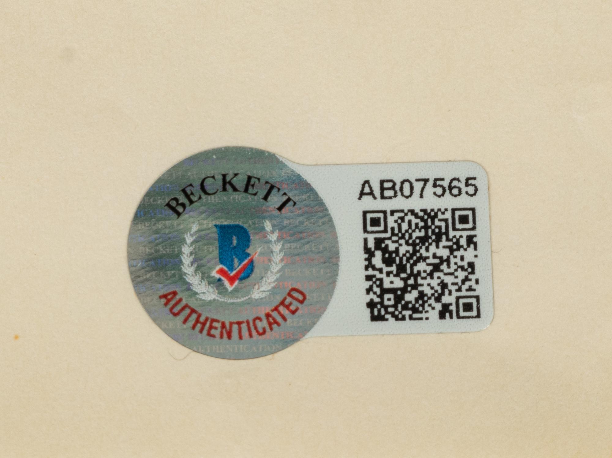 A Walter Payton Signed Autograph Document During His Last NFL Season (Beckett Authentication Services BAS Certified),