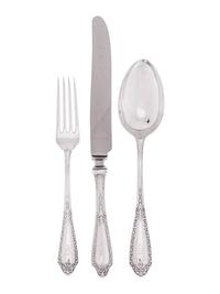 An American Silver Flatware Service