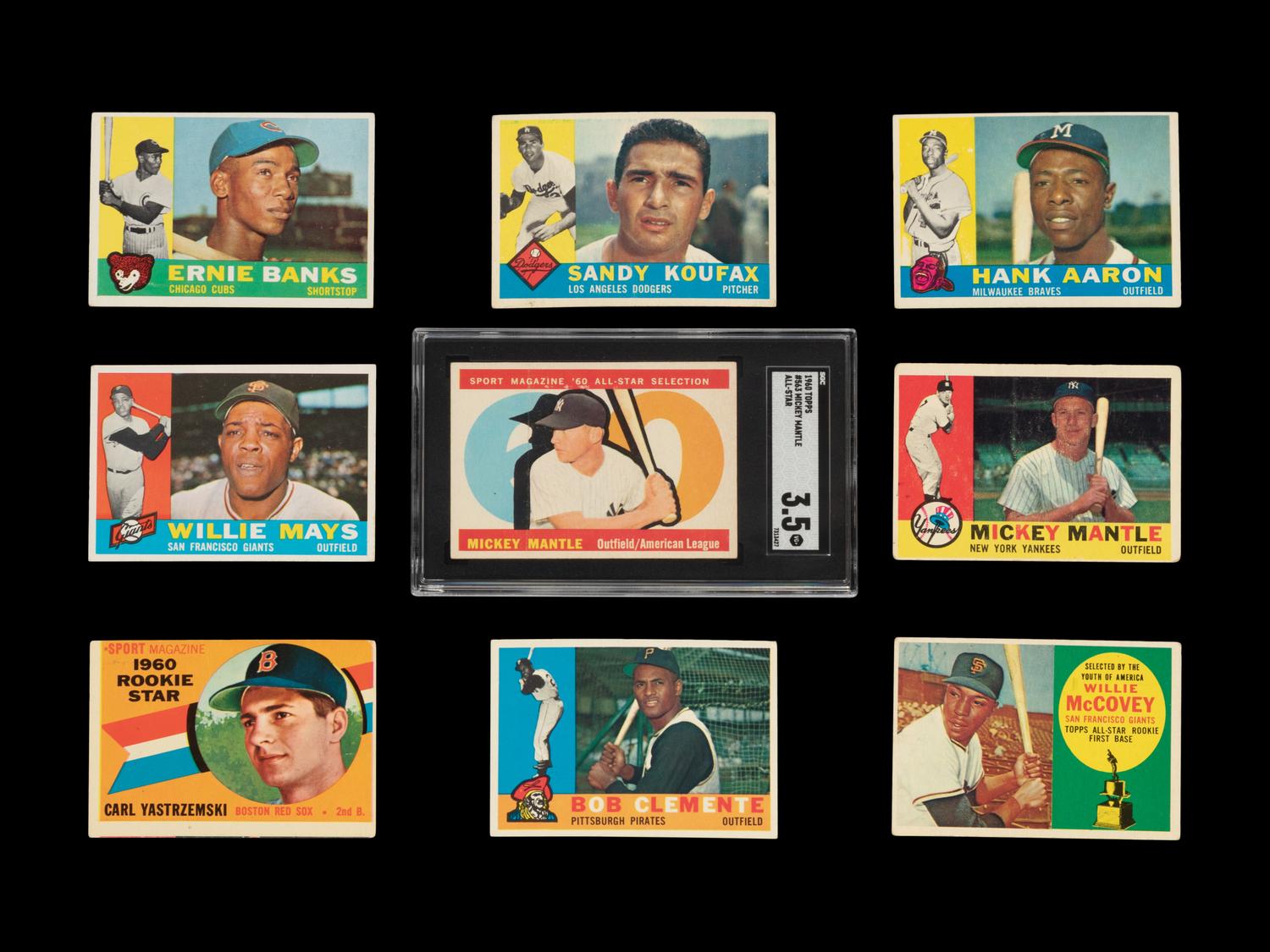 A Complete Set of 1960 Topps Baseball Cards (572/572),