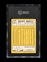 A 1968 Topps Mickey Mantle Baseball Card No. 280 (SGC 5.5 EX+)