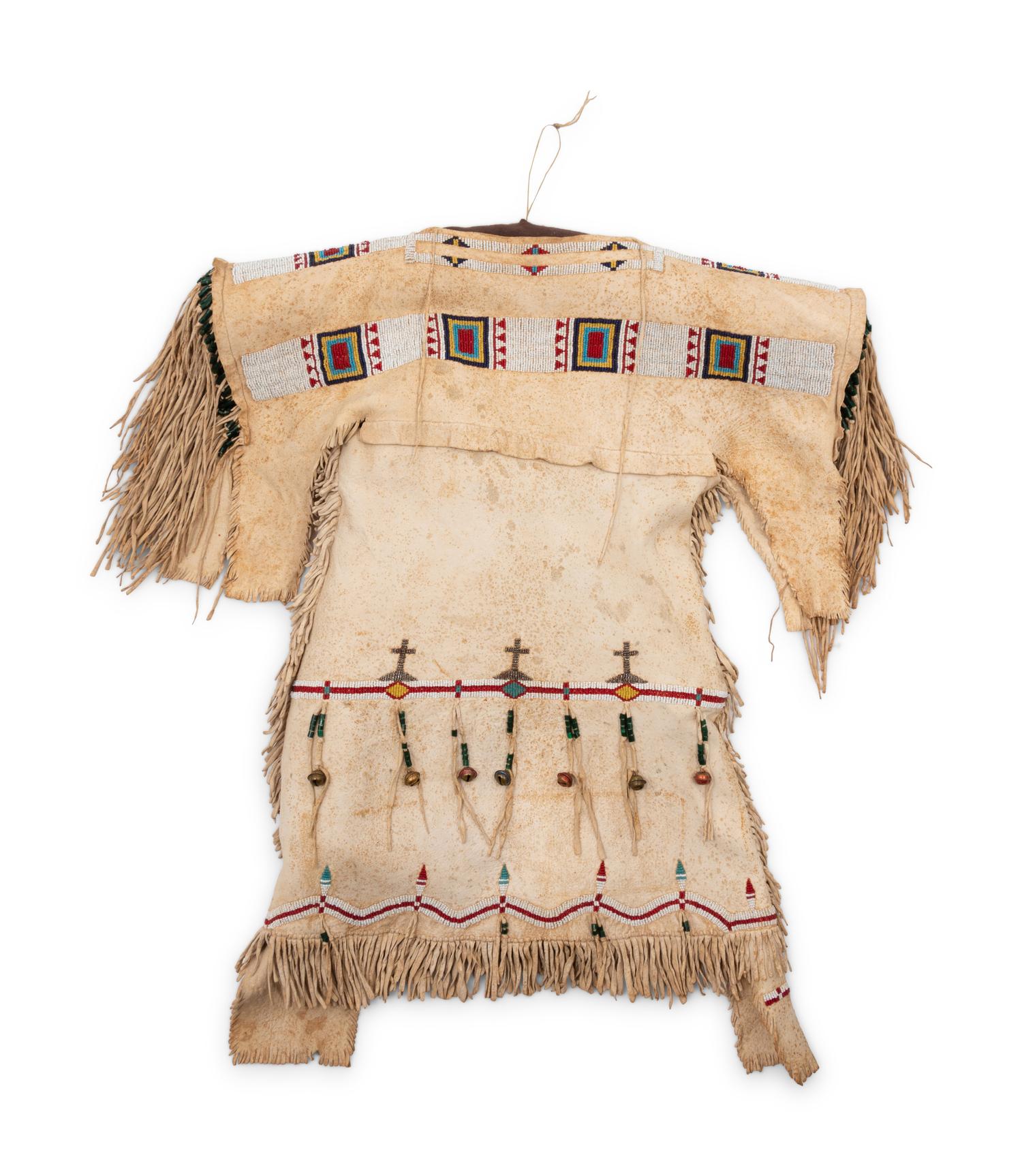 Sioux Child's Beaded Hide Dress