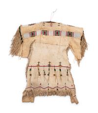 Sioux Child's Beaded Hide Dress