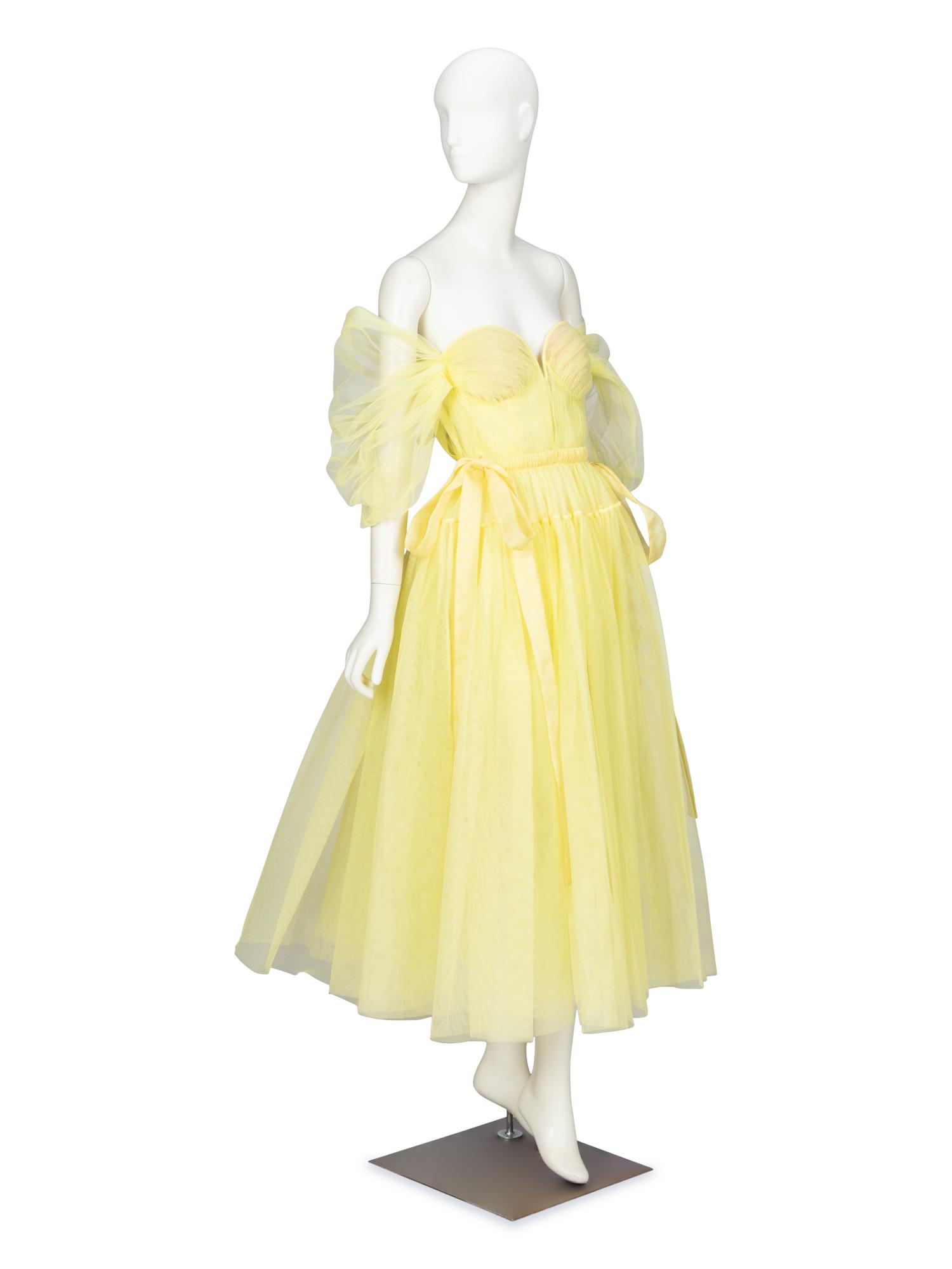 Alexander McQueen, Yellow Tulle Dress, 2022