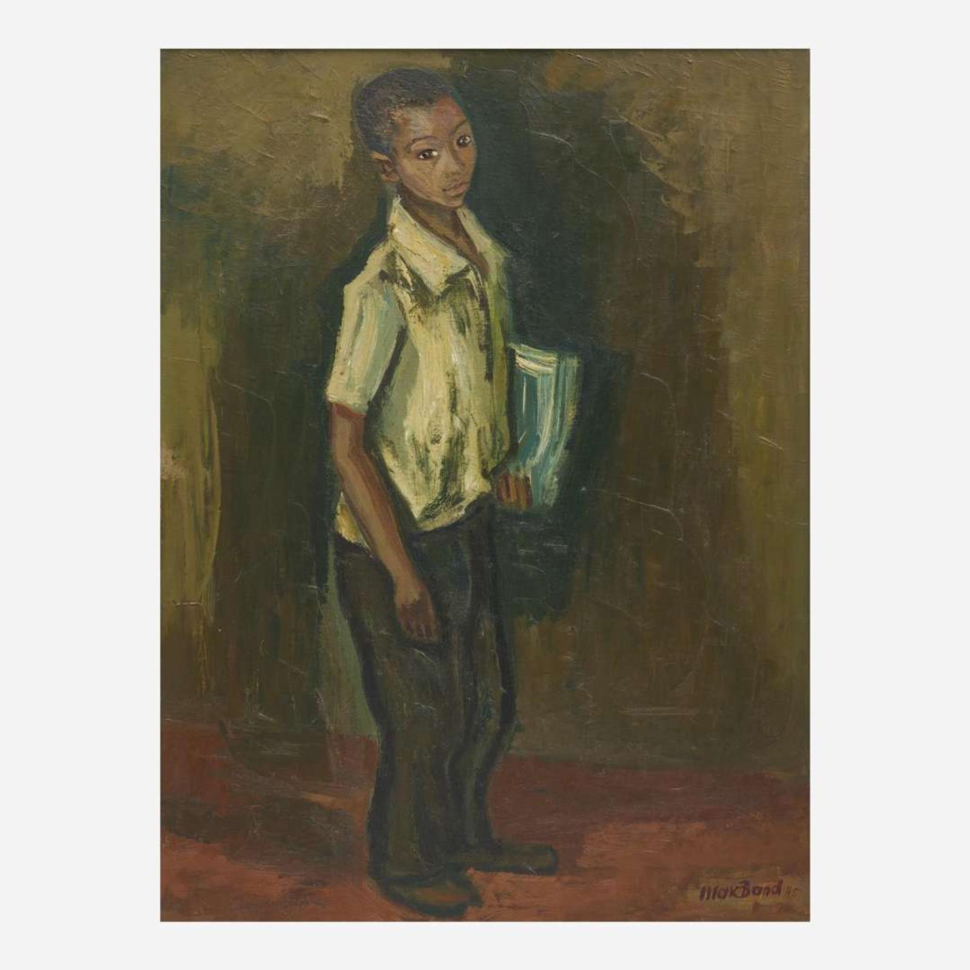 Max Band (American/Lithuanian 1901–1974) Portrait of a Young Boy