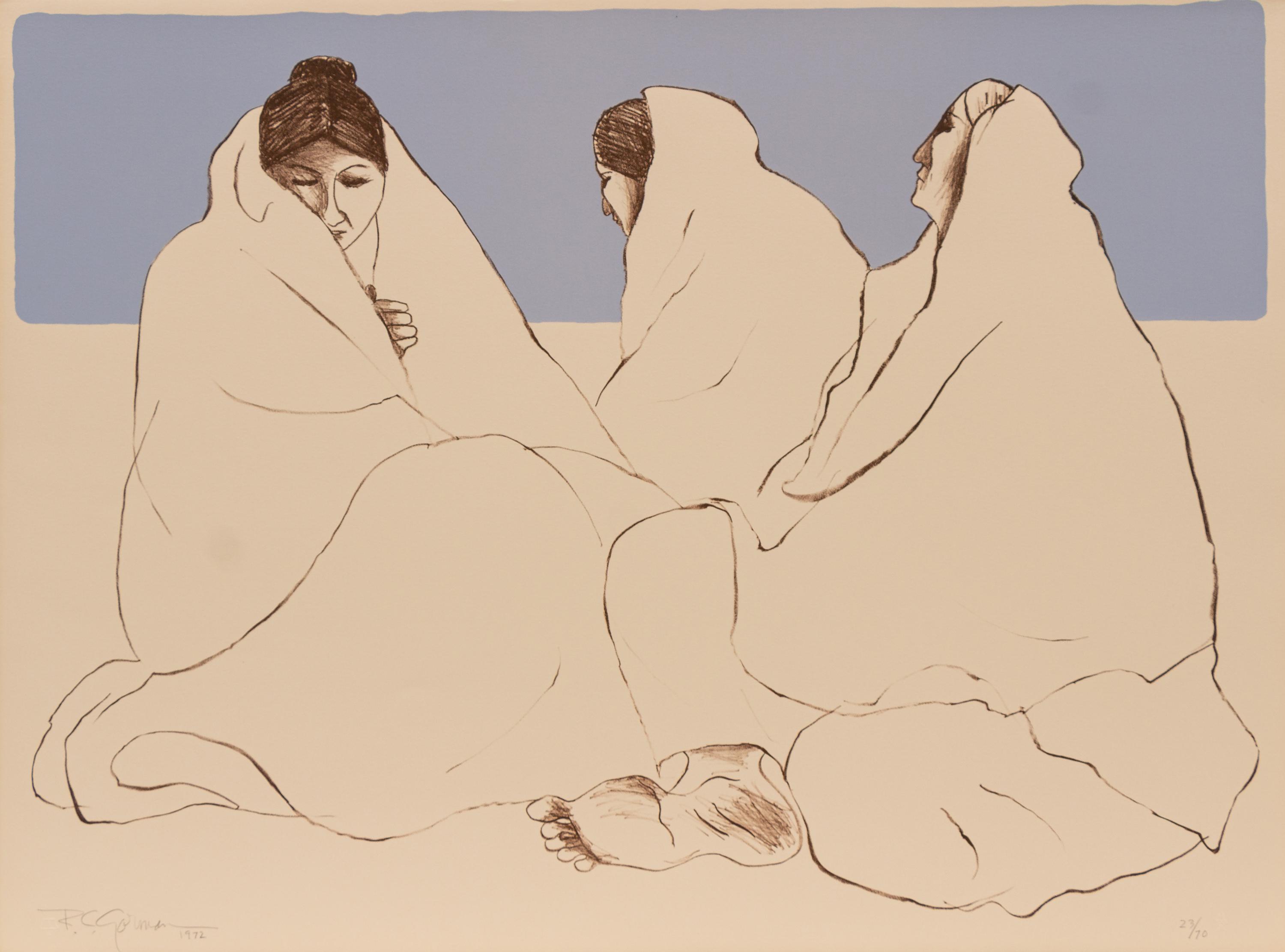 Complete Portfolio of Five Prints , Homage to Navajo Women , edition 23/70