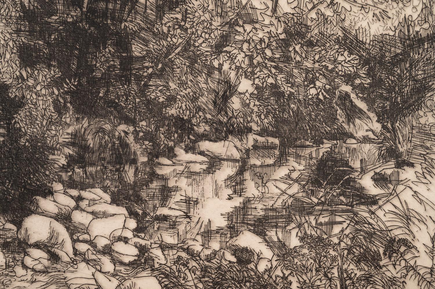 A Group of Four Works on Paper by 20th Century American Artists