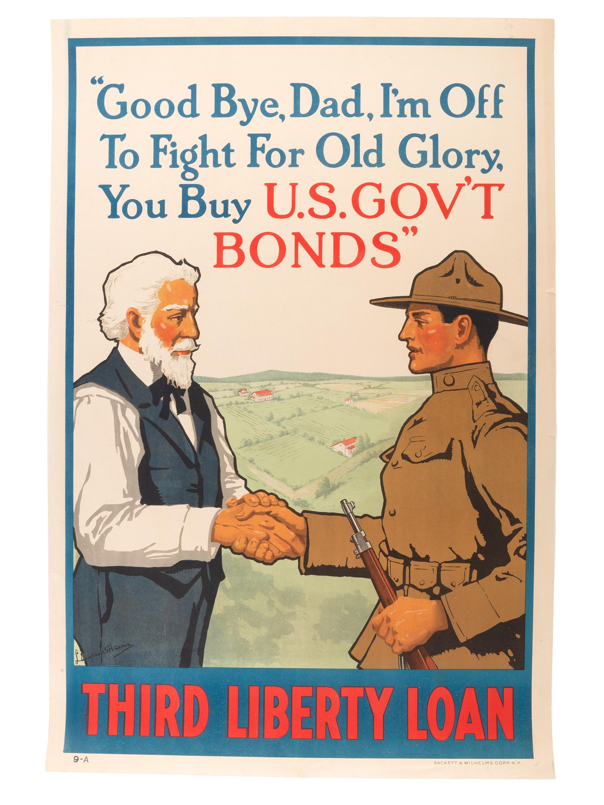[WORLD WAR I]. A group of 5 posters promoting the Third Liberty Loan, comprising: