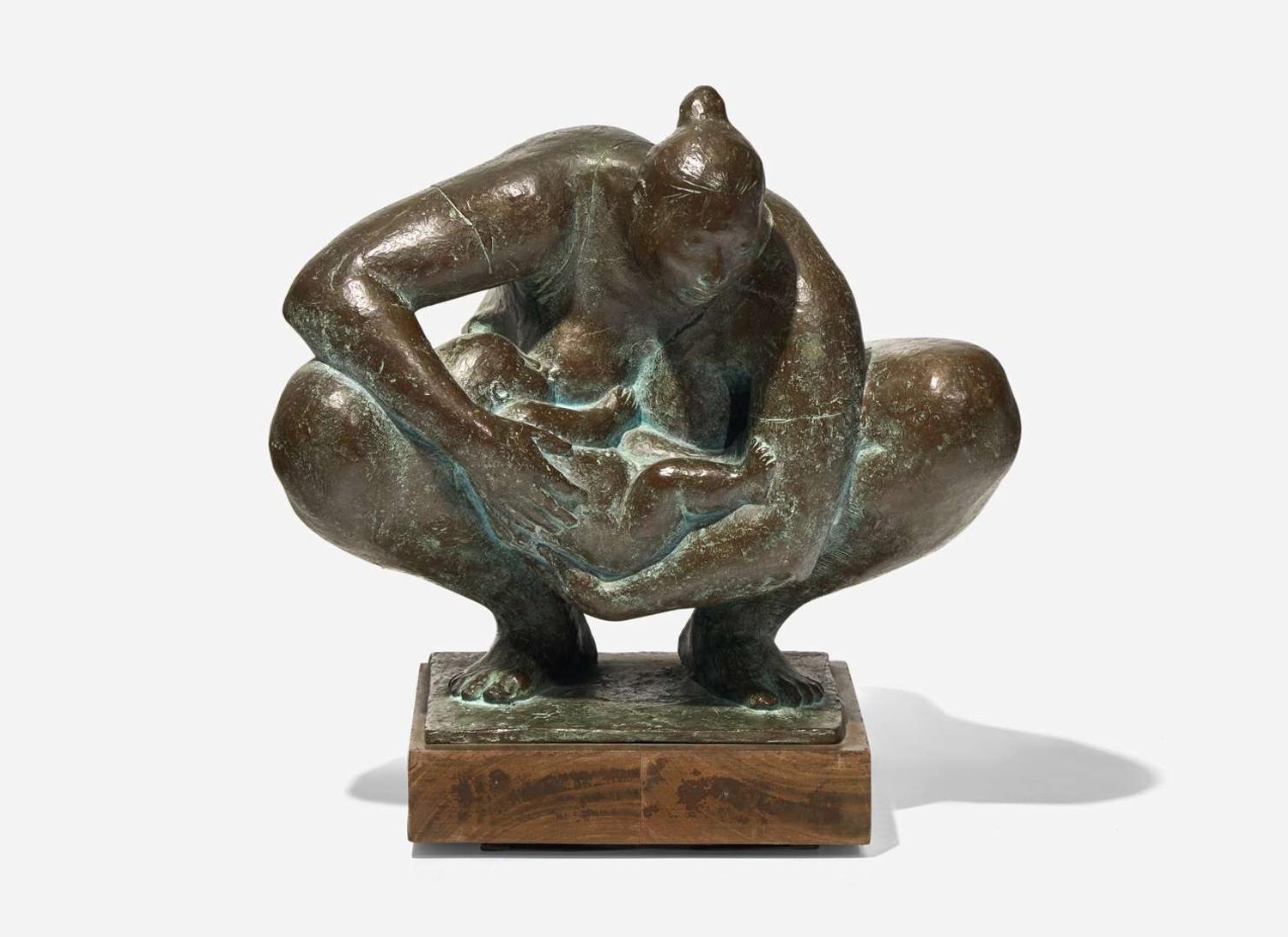 Francisco Zúñiga (Mexican, 1912-1998) - Maternidad en Cuclillas