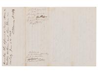 [CRIME & PUNISHMENT]. 6 documents, incl. freedmen accused of hog steeling and theft from a barber.