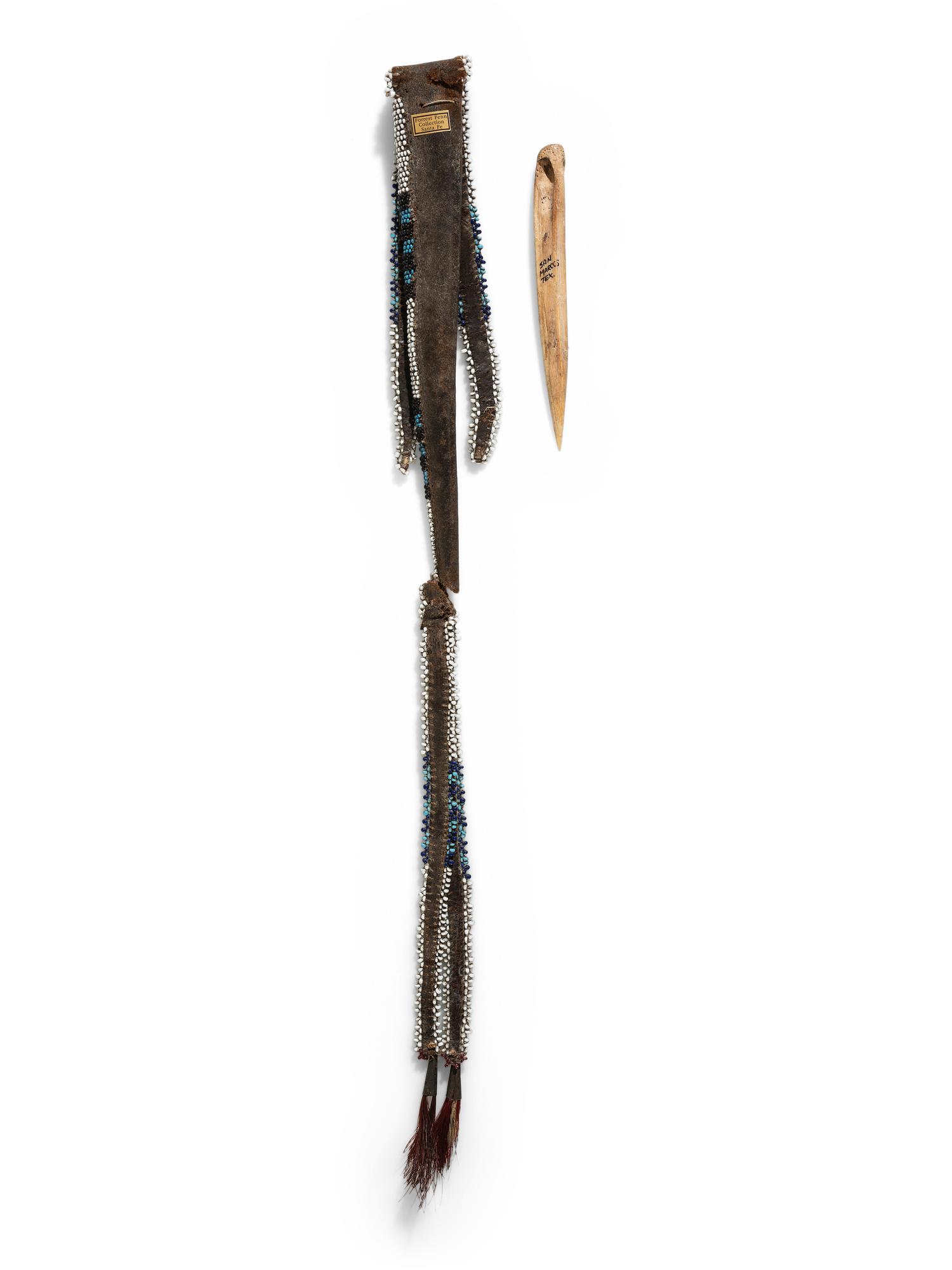 Cheyenne Beaded Hide Awl Case