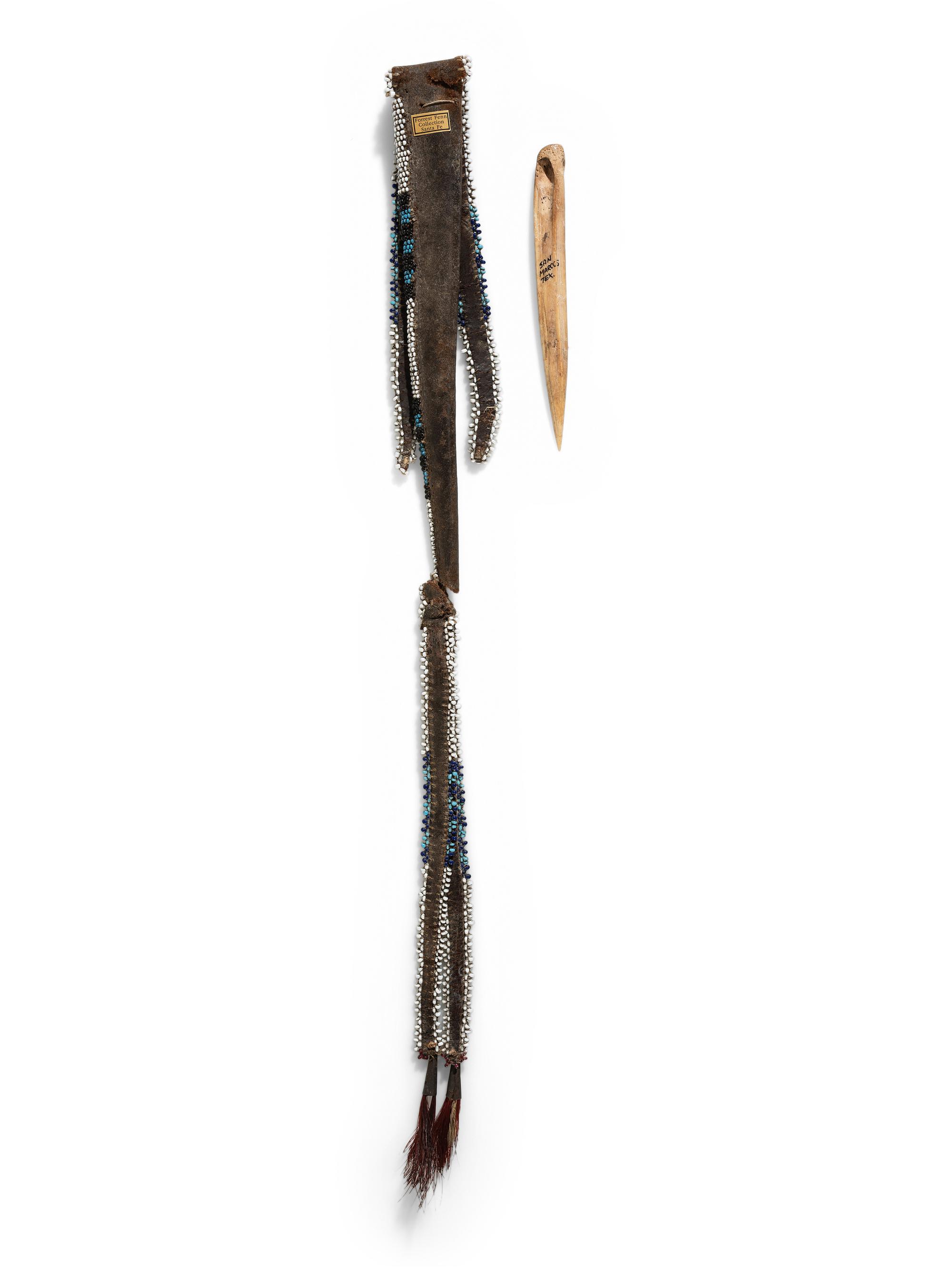 Cheyenne Beaded Hide Awl Case