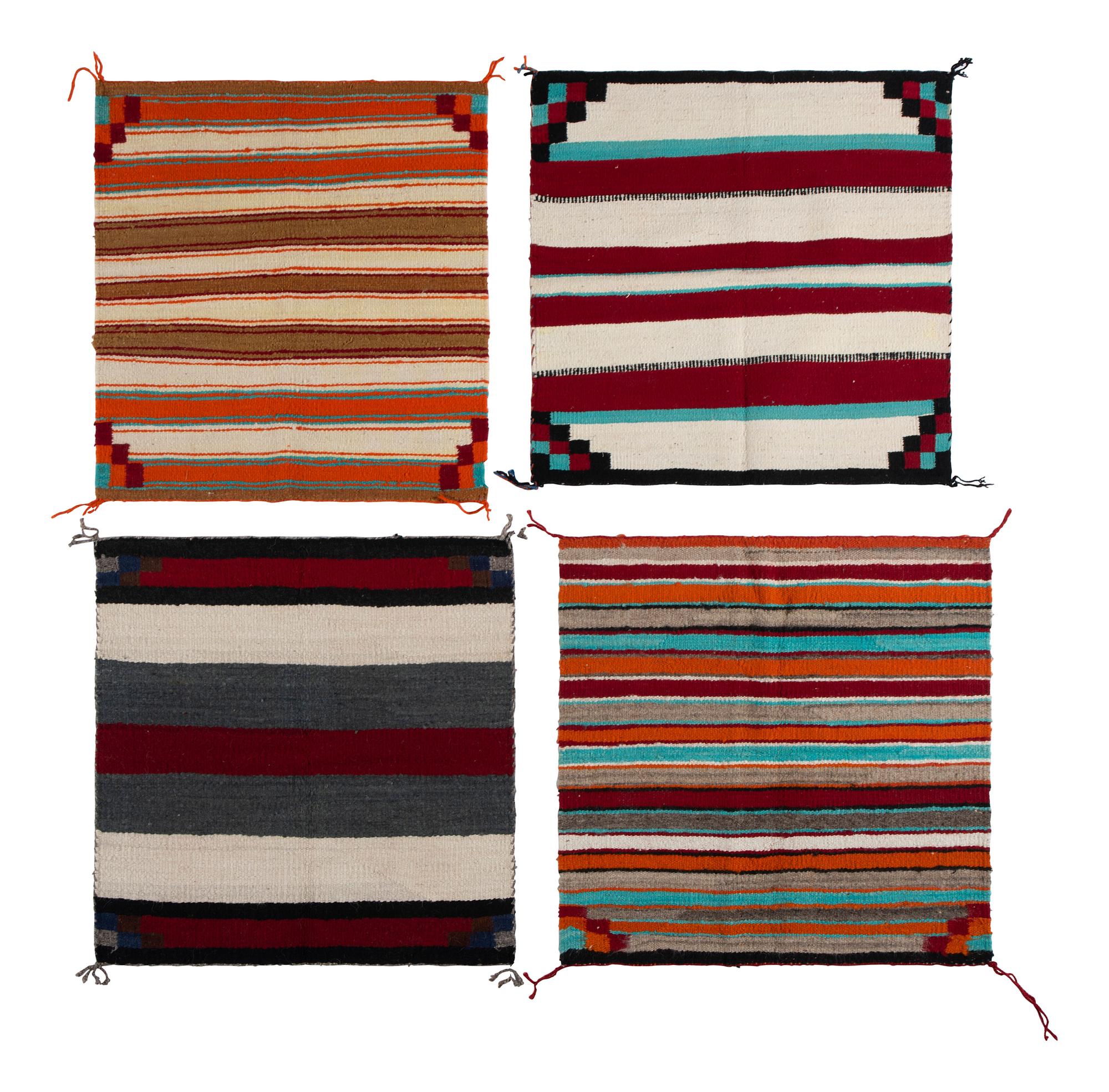 A Group of Single Saddle Blankets
