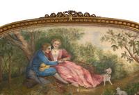 A Louis XVI Style Giltwood Seven-Piece Salon Suite