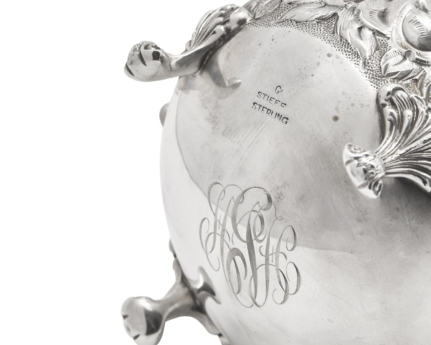 An American Silver Five-Piece Coffee Service