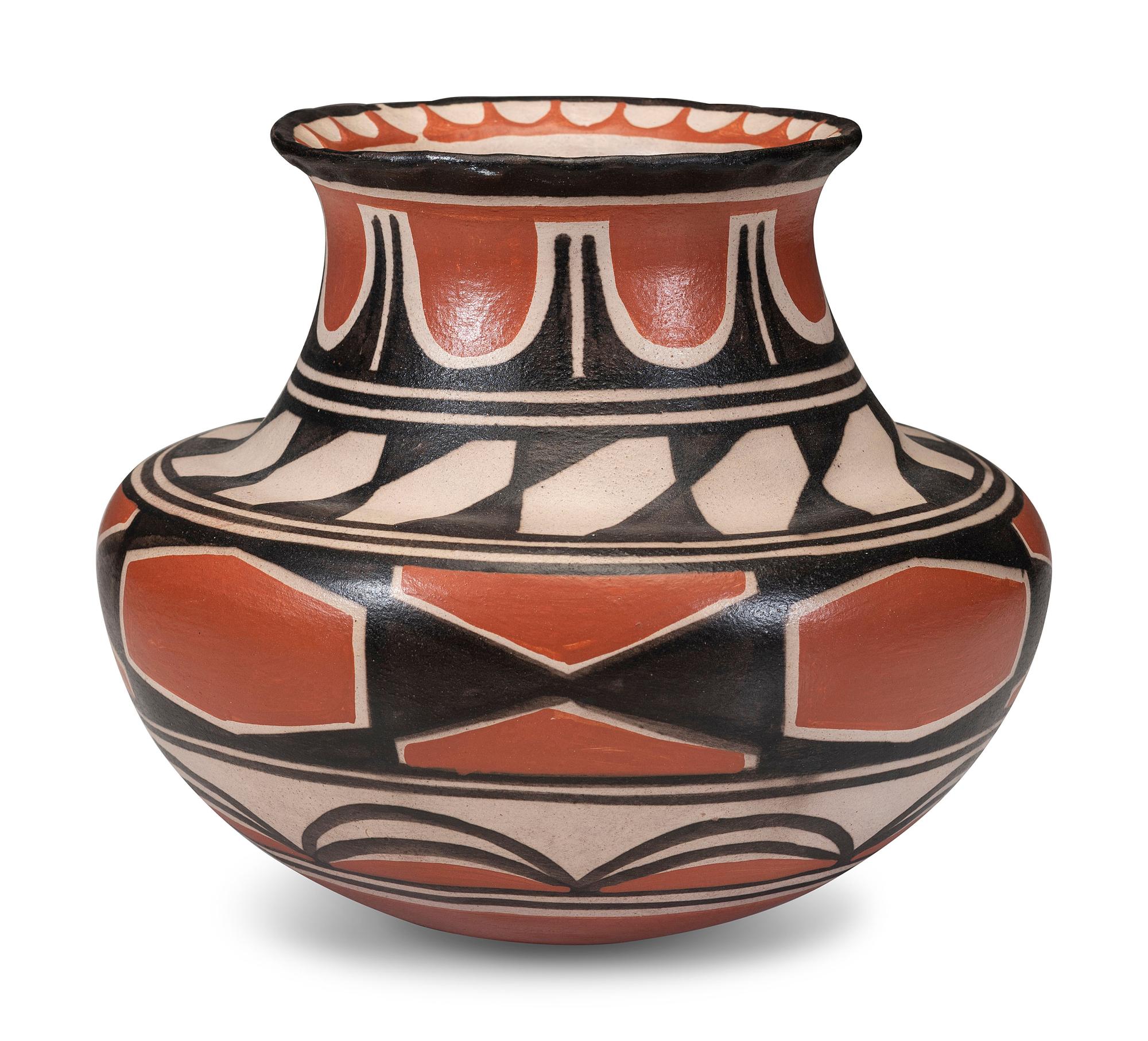 Polychrome Pottery Jar