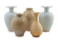 Five Chinese Ceramic Vases — 20TH CENTURY
