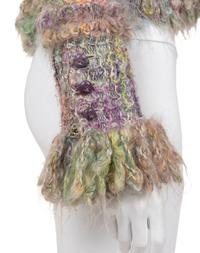 Chanel Multicolored Tweed Mohair Jacket with Scarf, Fall 2003
