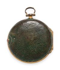 T. Weeks London, Pair Cased Open Face Verge Pocket Watch