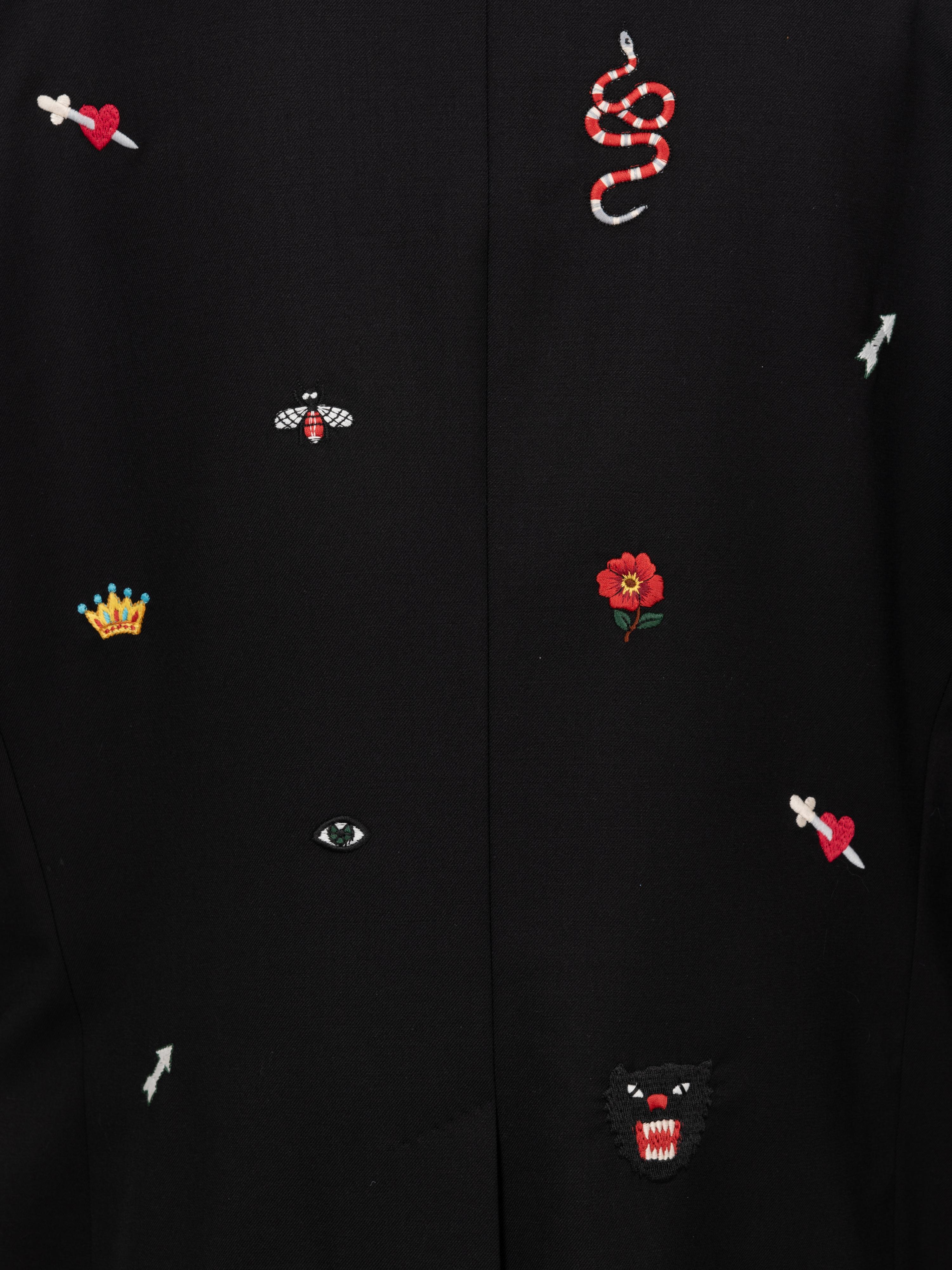 Gucci Men's Embroidered Blazer, 2017