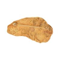 YELLOW GOLD BROOCH