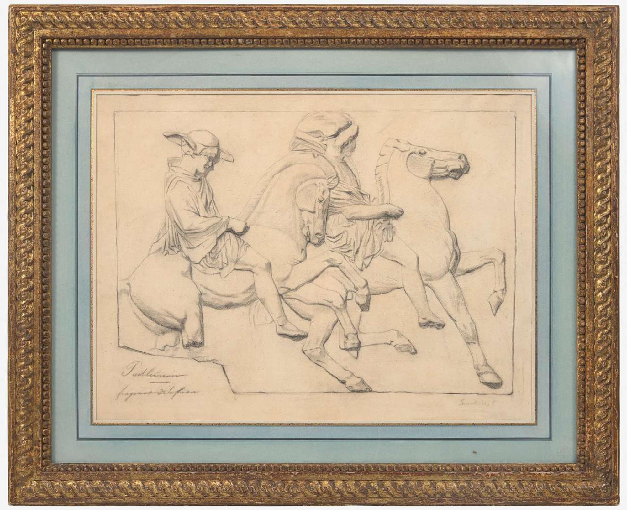 Georges Seurat (French, 1859-1891) - Parthénon (Fragment de la Frise)