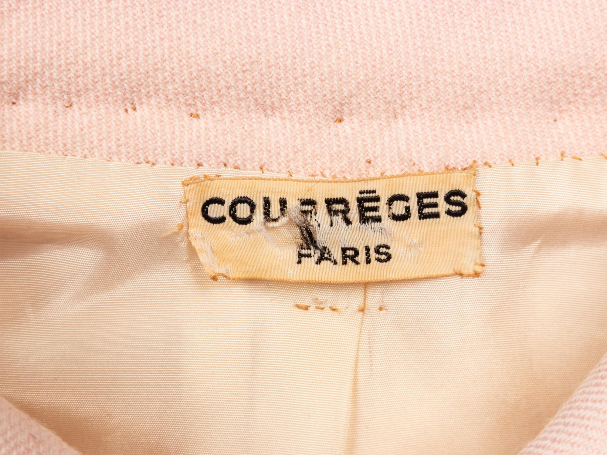 COURRÈGES HAUTE COUTURE, PALE PINK COAT