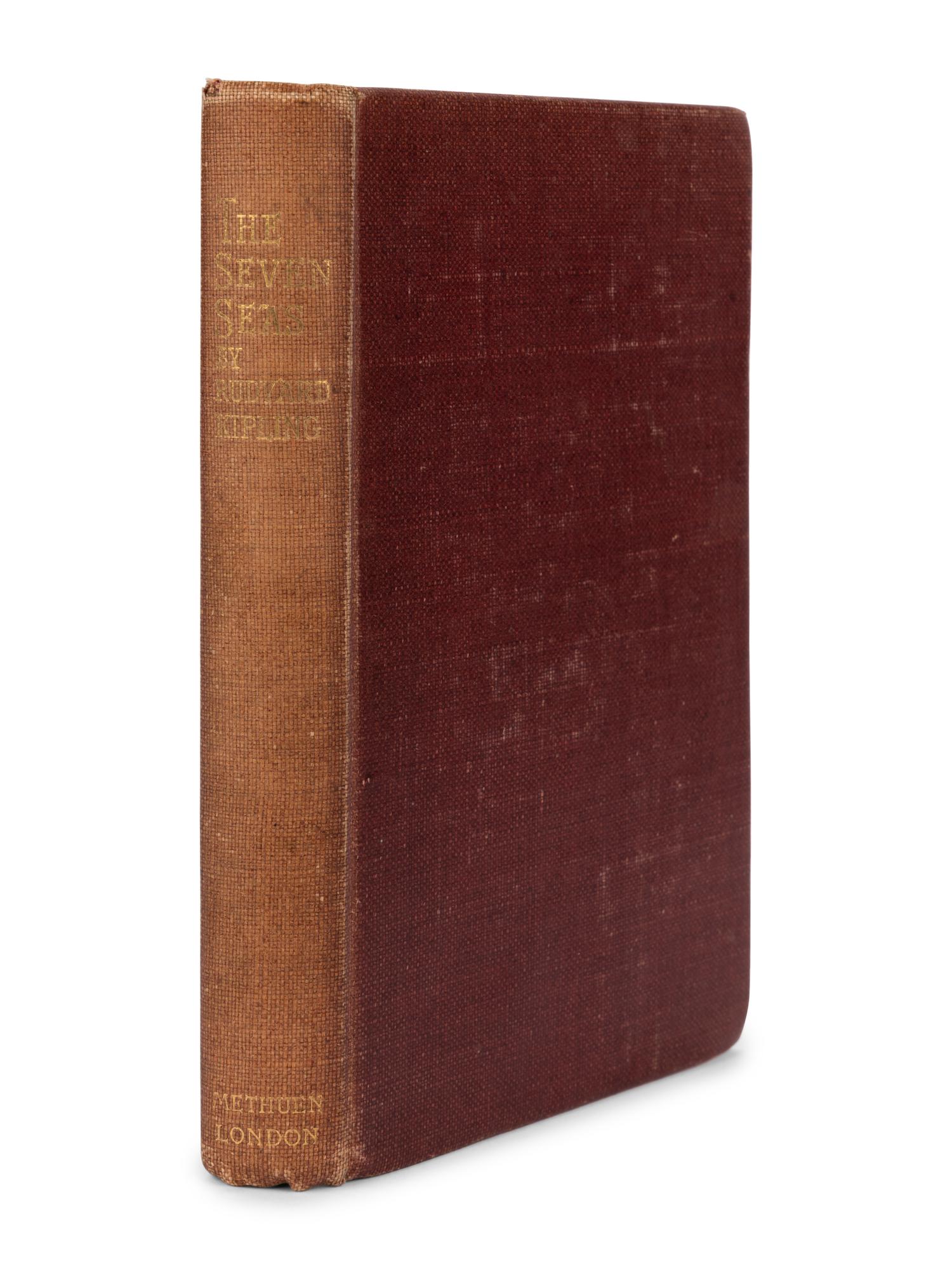 KIPLING, Rudyard (1865-1936). The Seven Seas. London: Methuen & Co., 1896.
