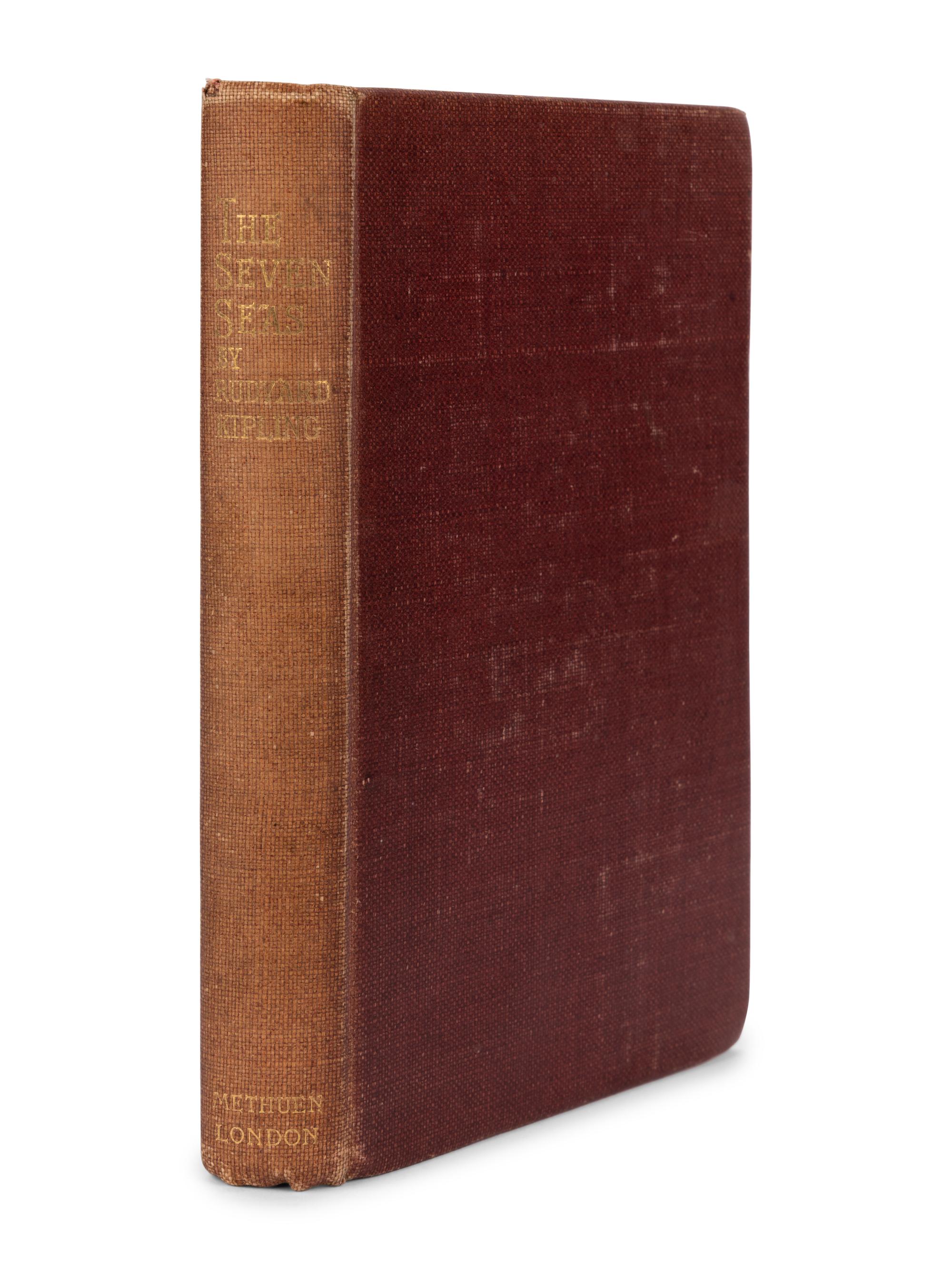 KIPLING, Rudyard (1865-1936). The Seven Seas. London: Methuen & Co., 1896.
