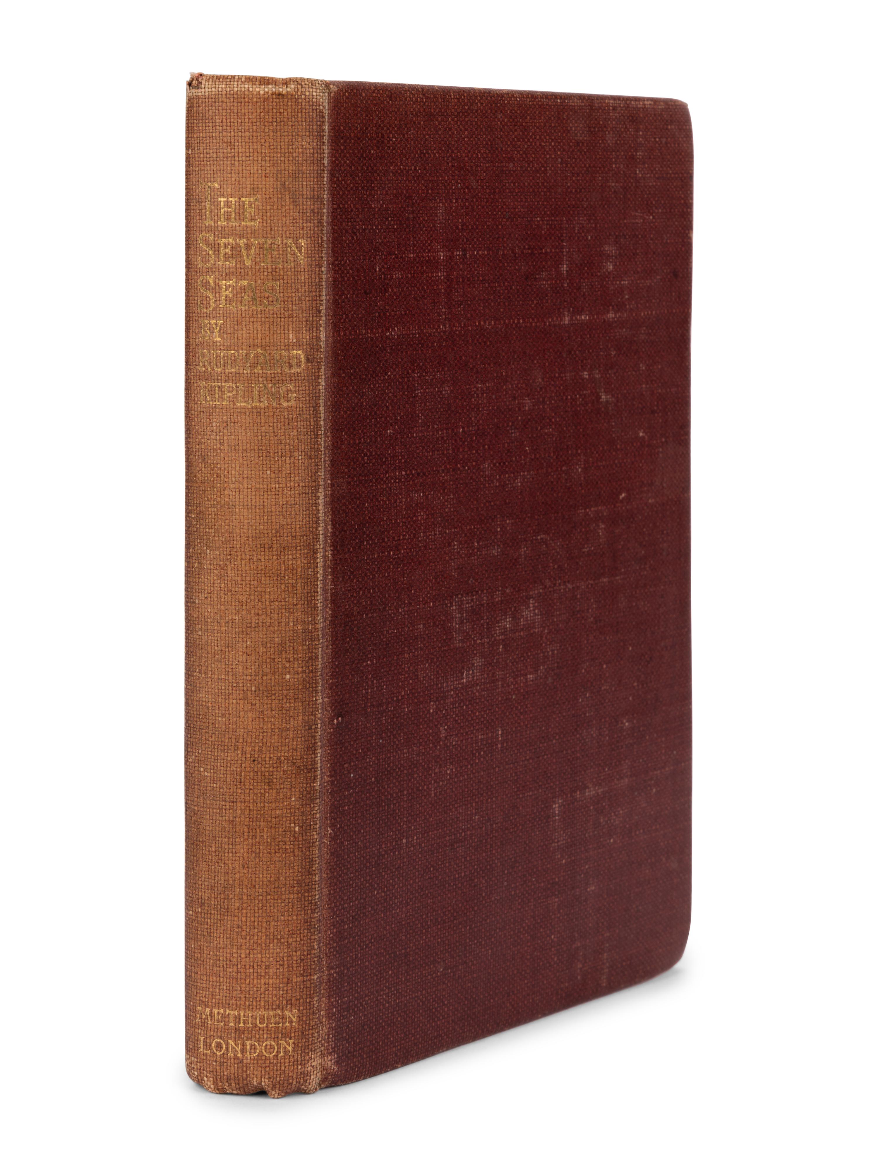 KIPLING, Rudyard (1865-1936). The Seven Seas. London: Methuen & Co., 1896.