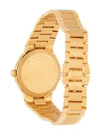 BAUME & MERCIER, 18K YELLOW GOLD AND DIAMOND 'RIVIERA' WRISTWATCH