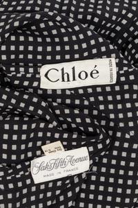 Karl Lagerfeld for Chloé Pleated Silk Dress, 1980