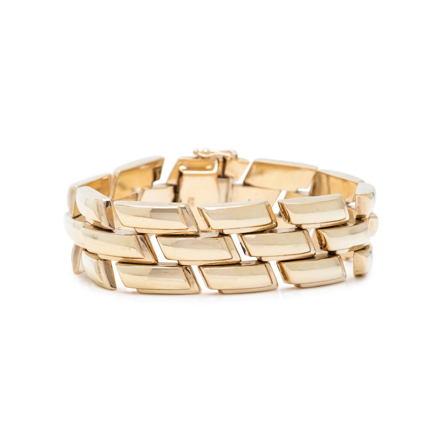 YELLOW GOLD BRACELET