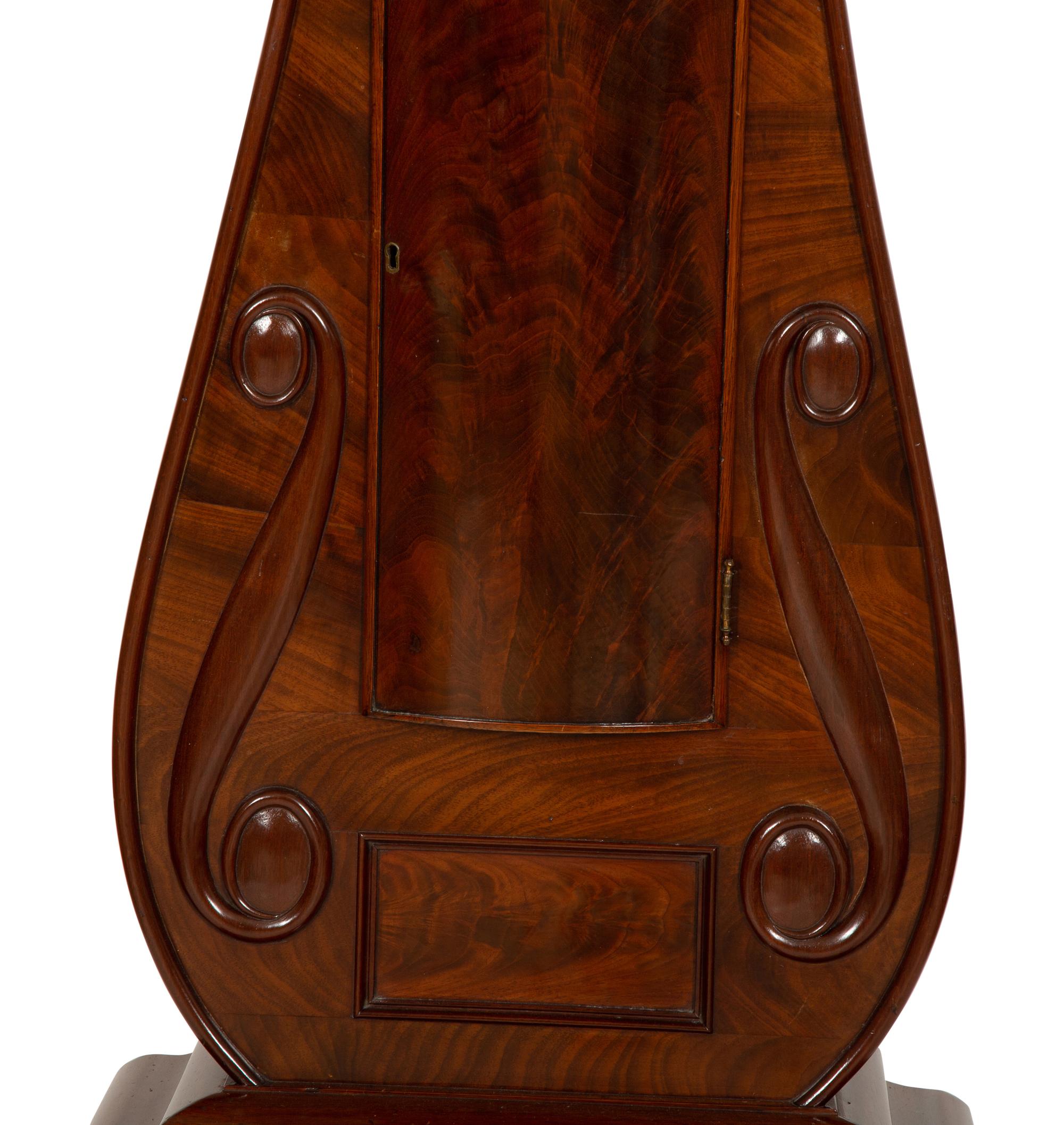 A Scottish Regency Mahogany Tall Case Clock